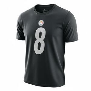 NWT NIKE Unisex Pittsburgh Steelers Kenny Pickett Black Tee Shirt - Size XXL